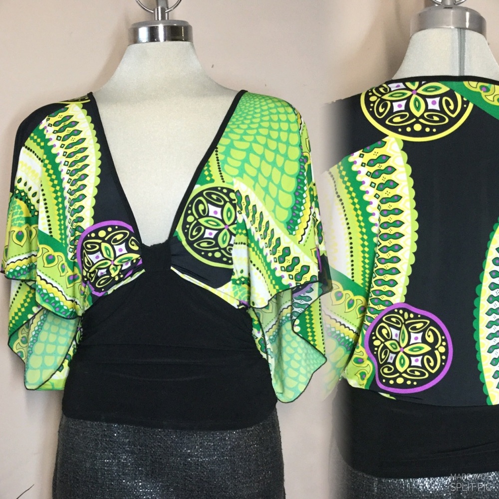 Demore, Multicolour polyester spandex size S